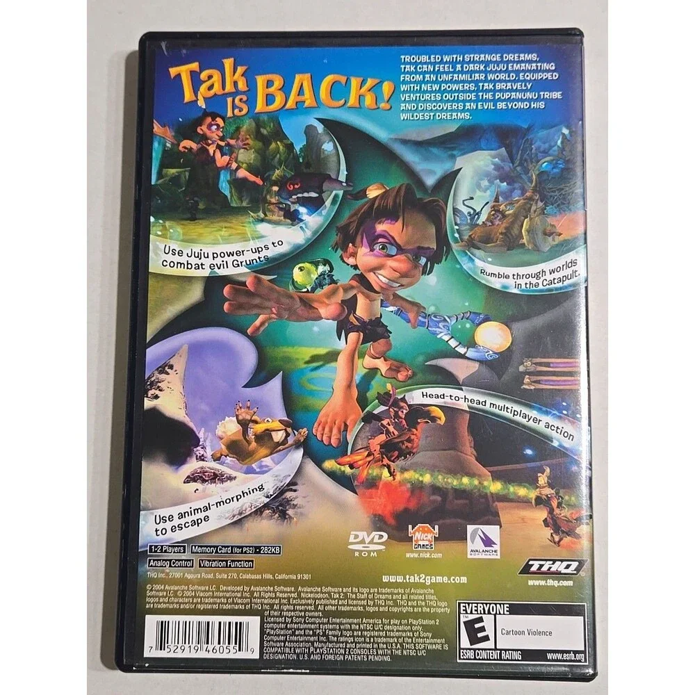 Tak 2 The Staff Of Dreams - Sony Playstation 2 PS2 Tested